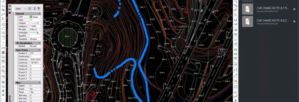 CMS IntelliCAD 8.1 PE DWG kompatibilný CAD software subscription