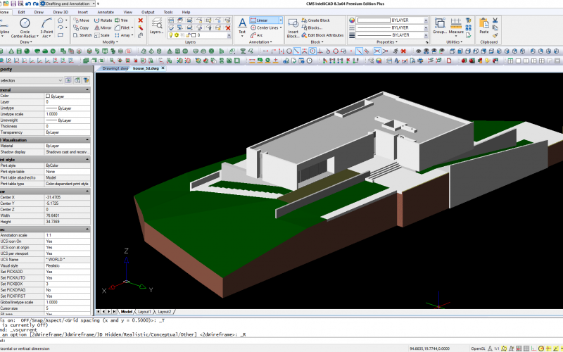 New CMS IntelliCAD 8.3 Premum Edition Compatible CAD Software released